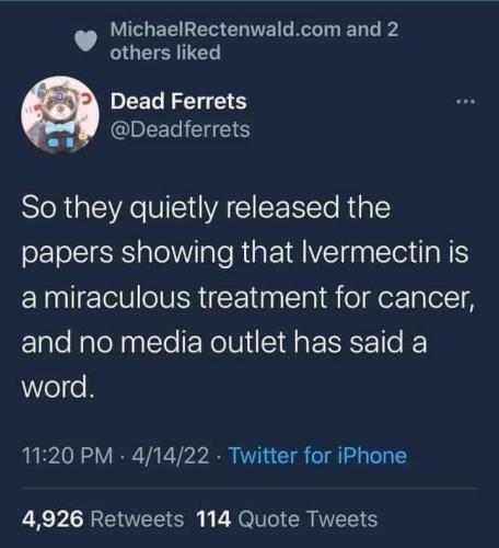 Big Pharma can't enrich themselves if they cure the disease