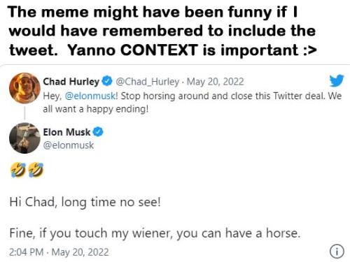 TouchElon and Chad original tweet