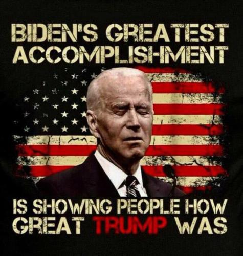 biden showing trumps greatness