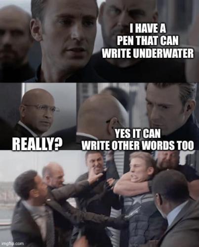 Underwater Pen