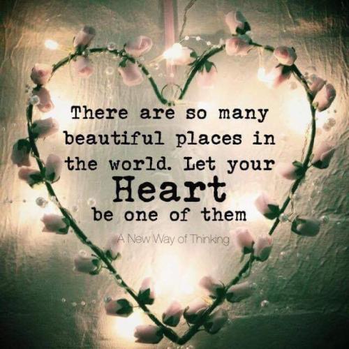 Beautiful places - Let your heart be one