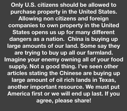 M America first