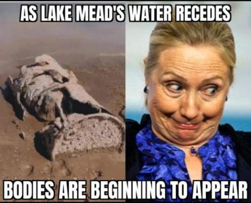 Hillary and Lake Meade
