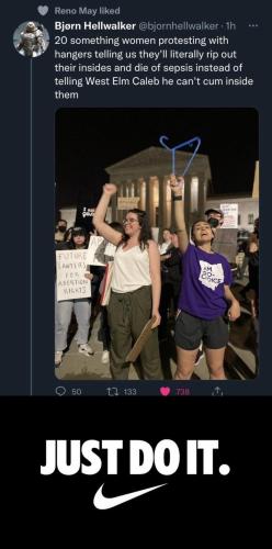 Just douches pro choice women with coathangers