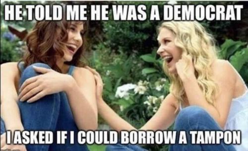 democrat tampon