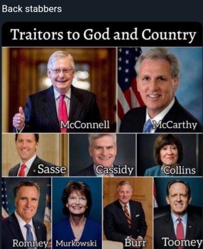 TRAITORS GOP