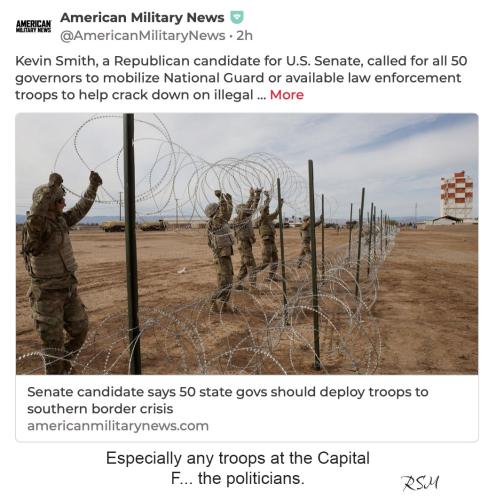 all national guard to border