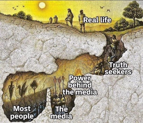 most people, the media, power behind the media, truth seekers, real life