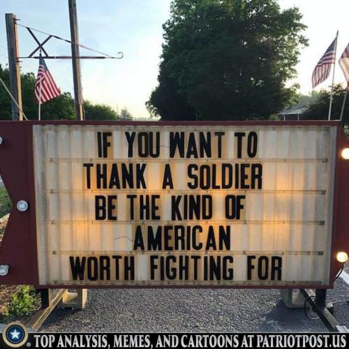 Thank a soldier