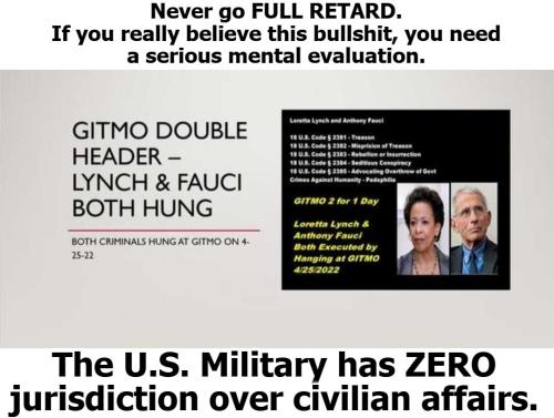 Posts like this are what give Qanon followers the nickname of QTards.