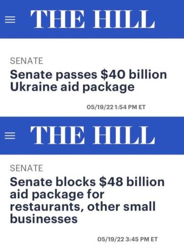 HERES ANOTHER ONE SHOWING THIS ADMINISTRATION CARES MORE FOR OTHERS THAN OUR OWN -