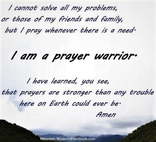 051222 - Prayer Warrior