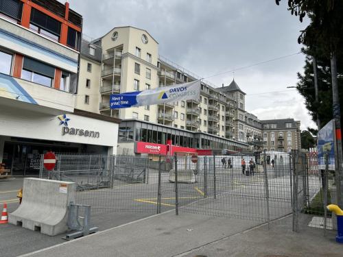 WEF 6 - Davos switzerland war zone or protecting morons