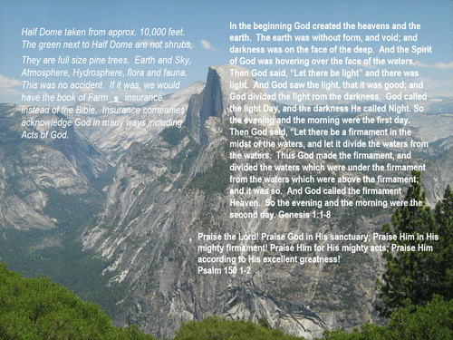 Genesis 1.1-8 half Dome from glacier Farmer_