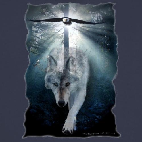 a-wild-grey-wolf-and-bald-eagle-travel-through-the-wilderness-places-together-to-meet-with-their-clans-this-is-a-spiritual-design-depicting-trust-t