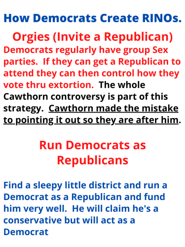 How Democrats Create RINOs