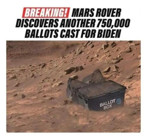 mars rover votes for biden