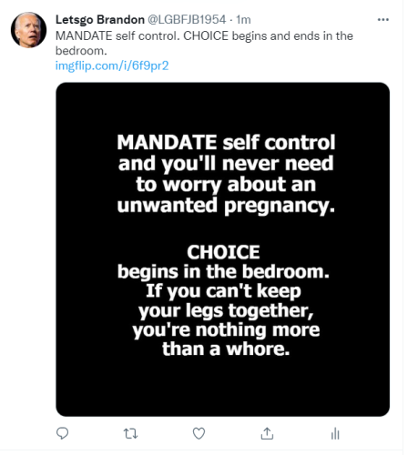 Mandate self control tweet