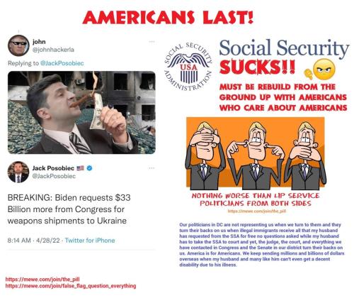 Ukraine first America last