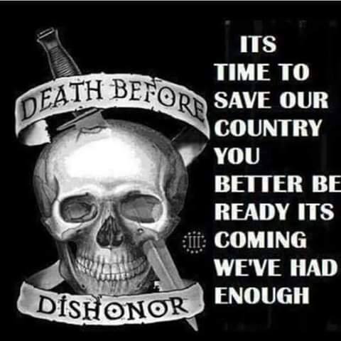 Death Before Dishonor we had enough