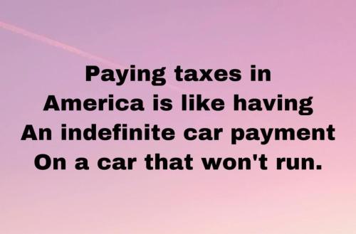 Paying taxes