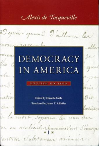 B-Alexis de Tocqueville Volume 1 -930