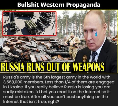 Bullshit western propaganda