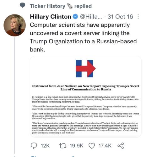 HillaryClintonPushingRussiaRussiaRussiaPropaganda