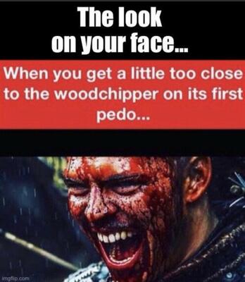 wood chipper first pedo