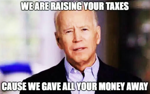 M raising taxes