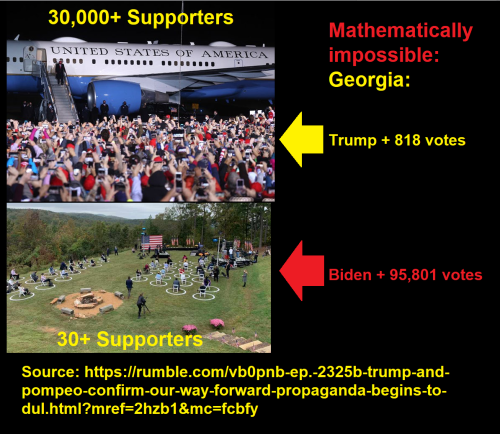 Trump n Biden in GA w source