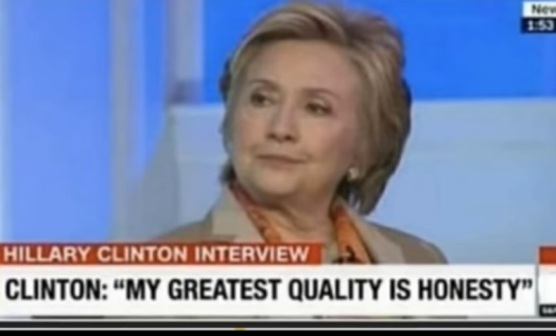 Hillary honesty