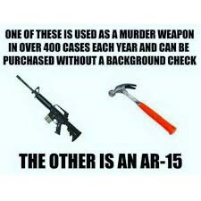THE OTHER IS AN AR-15