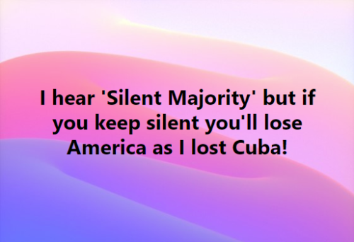Silent Majority not