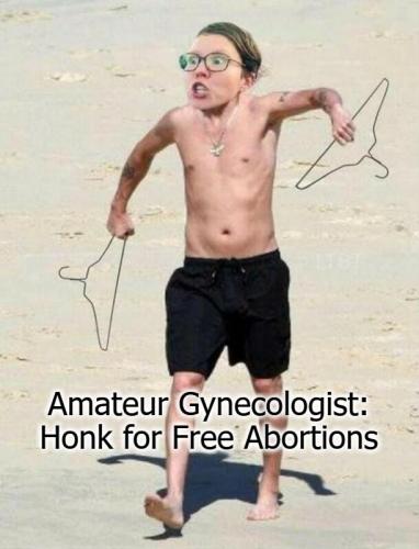 Amateur gynecologist honk for free abortion