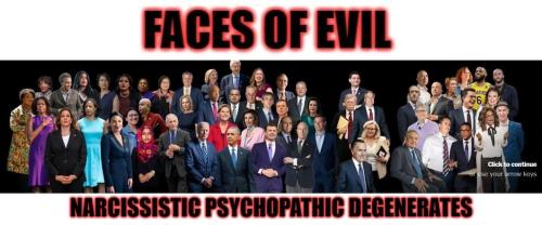 Faces of evil maga