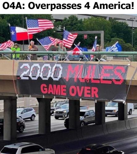 O4A Overpasses 4 America 2000 mules game over