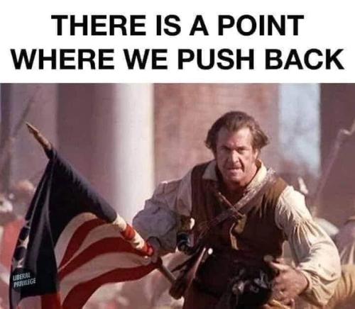 there is a point when we push back