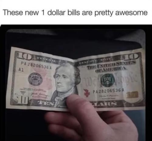 new one $ bills
