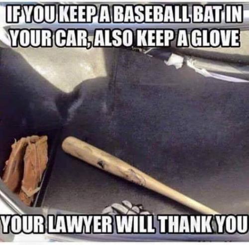 if you keep a baseball bat