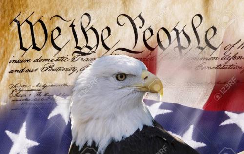 96239819-constitution-of-america-we-the-people-with-bald-eagle-and-american-flag-