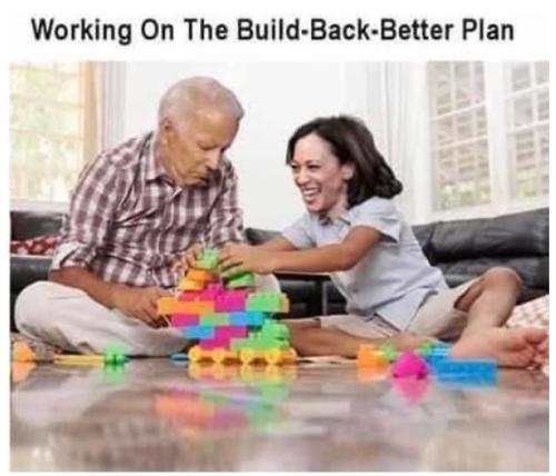 Working on the build back better plan