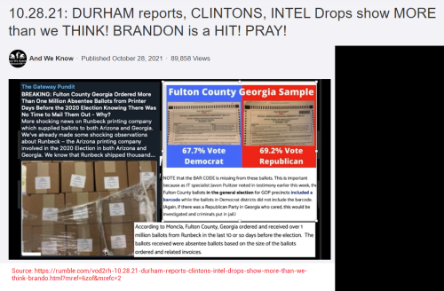 More cheating on 2021