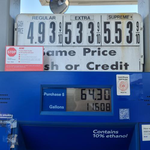 Gas price 220523