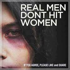 real men do not hit women