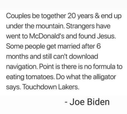 joe biden says 1