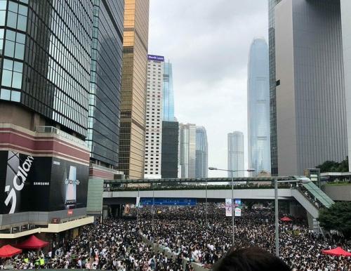 Hong Kong anti CCP protest  Jun12 2019