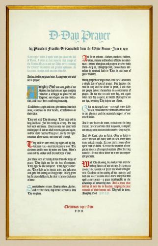 D-Day Prayer June 6 1944