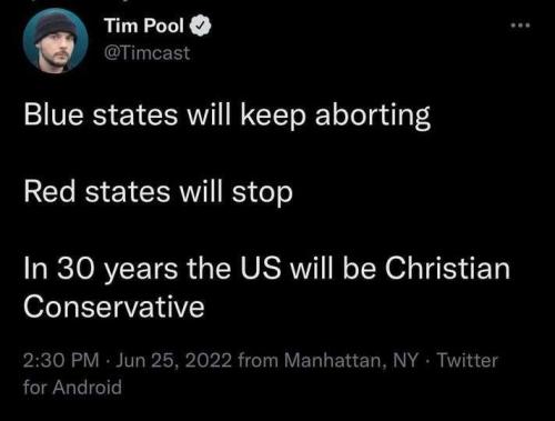 Christian conservative coming
