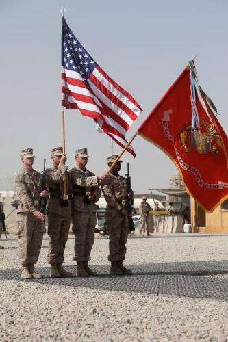 Flag - Marines in Middle East
